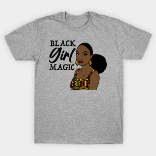 Black Girl Magic Black Queen Melanin Poppin Black History Month T-Shirt